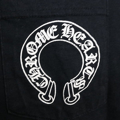 CHROME HEARTS Horseshoe T-Bar Print T-Shirt Black Size M