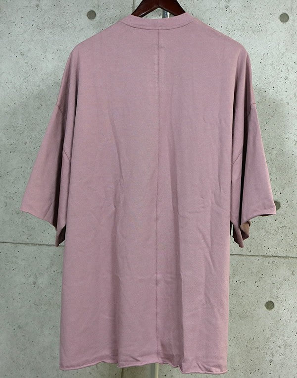 RICK OWENS Tommy T-Shirt Pink Size ONE