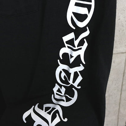 CHROME HEARTS Old English Neck Logo T-Shirt Black Size M
