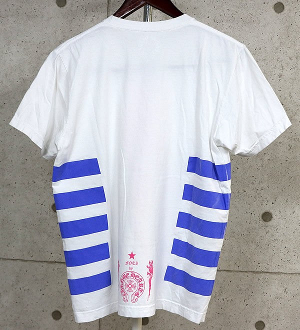 CHROME HEARTS Foti Print T-Shirt White/Pink Size M