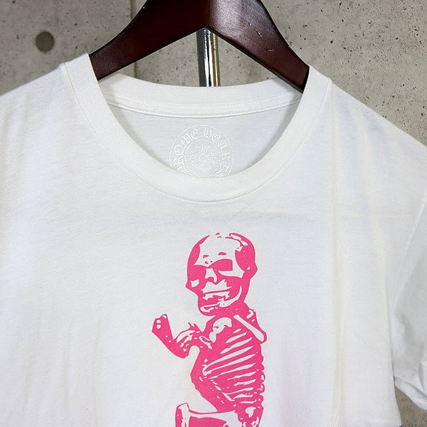 CHROME HEARTS Foti Print T-Shirt White/Pink Size M