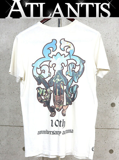 CHROME HEARTS Aoyama 10th Anniversary T-Shirt White Size M