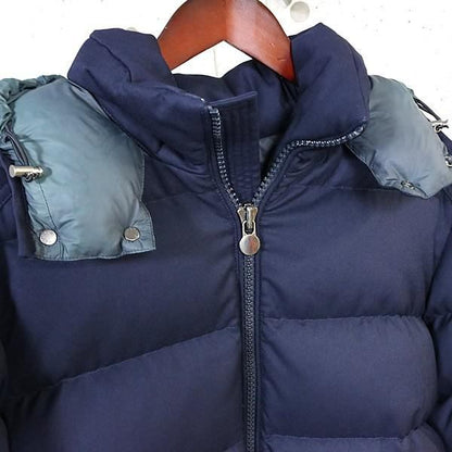 Moncler Montgenevre Wool Down Jacket Navy Size 4