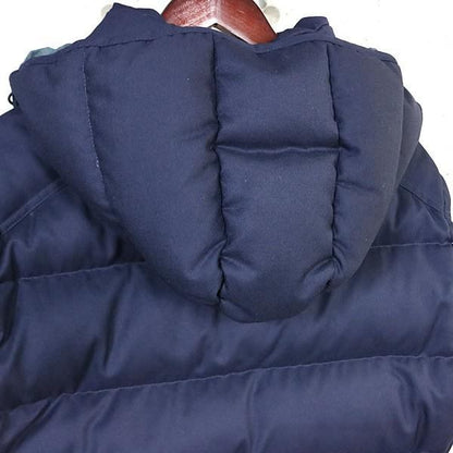 Moncler Montgenevre Wool Down Jacket Navy Size 4