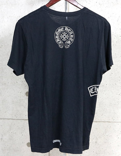 CHROME HEARTS Horseshoe T-Bar Print T-Shirt Black Size M