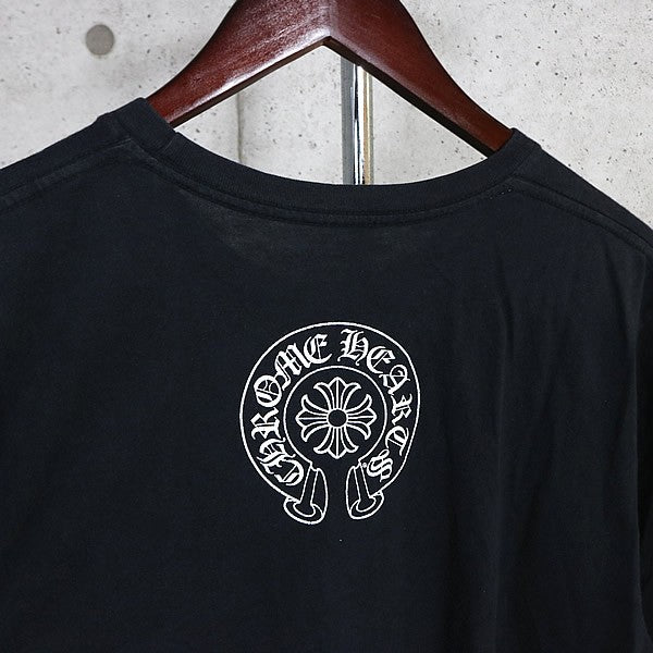 CHROME HEARTS Horseshoe T-Bar Print T-Shirt Black Size M