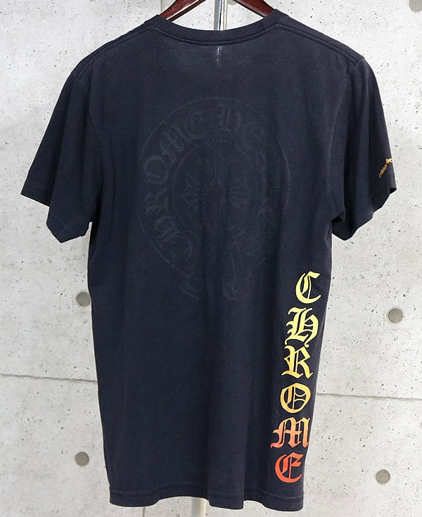CHROME HEARTS Horseshoe Gradation Old Print T-Shirt Size M