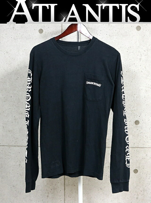 CHROME HEARTS Scroll Label "FUCK YOU" T-Shirt Black Size M