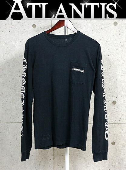 CHROME HEARTS Scroll Label "FUCK YOU" T-Shirt Black Size M