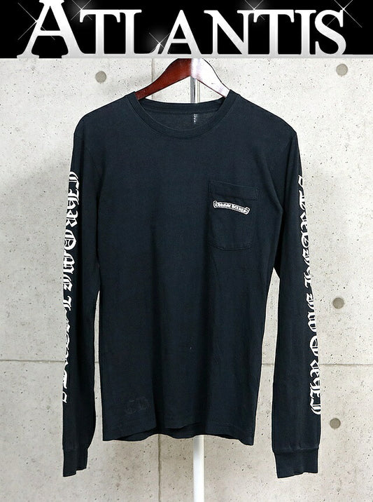 CHROME HEARTS Scroll Label "FUCK YOU" T-Shirt Black Size M
