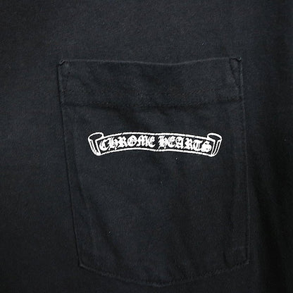 CHROME HEARTS Scroll Label "FUCK YOU" T-Shirt Black Size M