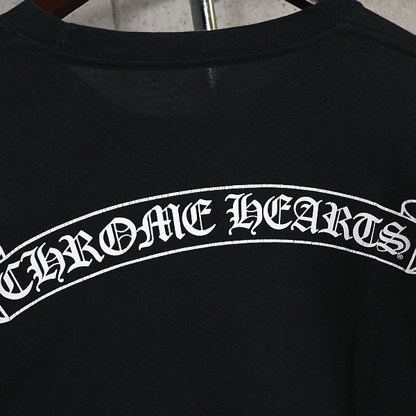 CHROME HEARTS Scroll Label "FUCK YOU" T-Shirt Black Size M