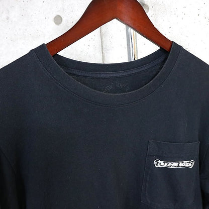 CHROME HEARTS Scroll Label FUCK YOU T-Shirt Black Size S