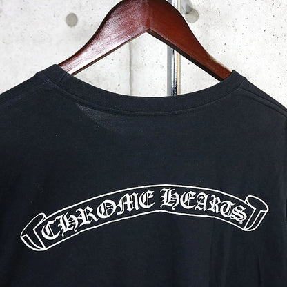 CHROME HEARTS Scroll Label FUCK YOU T-Shirt Black Size S