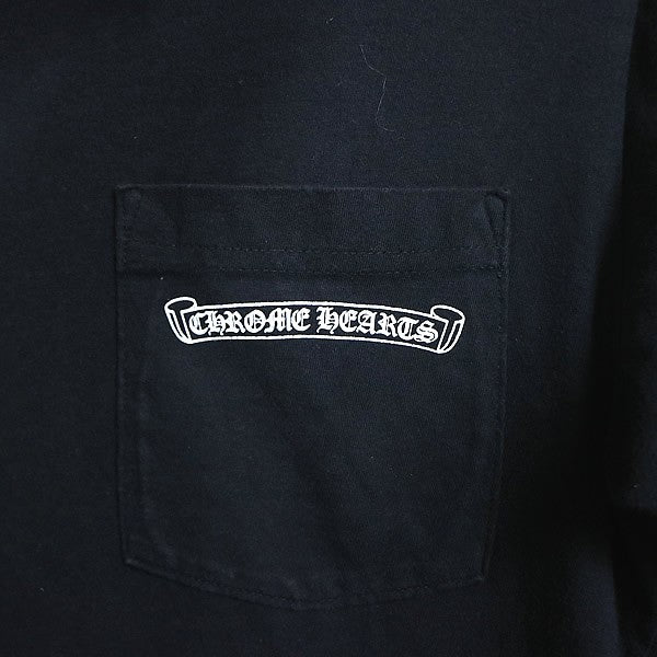 CHROME HEARTS Scroll Label FUCK YOU T-Shirt Black Size S