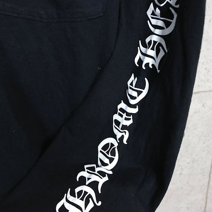 CHROME HEARTS Scroll Label FUCK YOU T-Shirt Black Size S