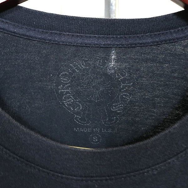CHROME HEARTS Scroll Label FUCK YOU T-Shirt Black Size S