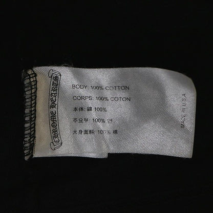 CHROME HEARTS Scroll Label FUCK YOU T-Shirt Black Size S