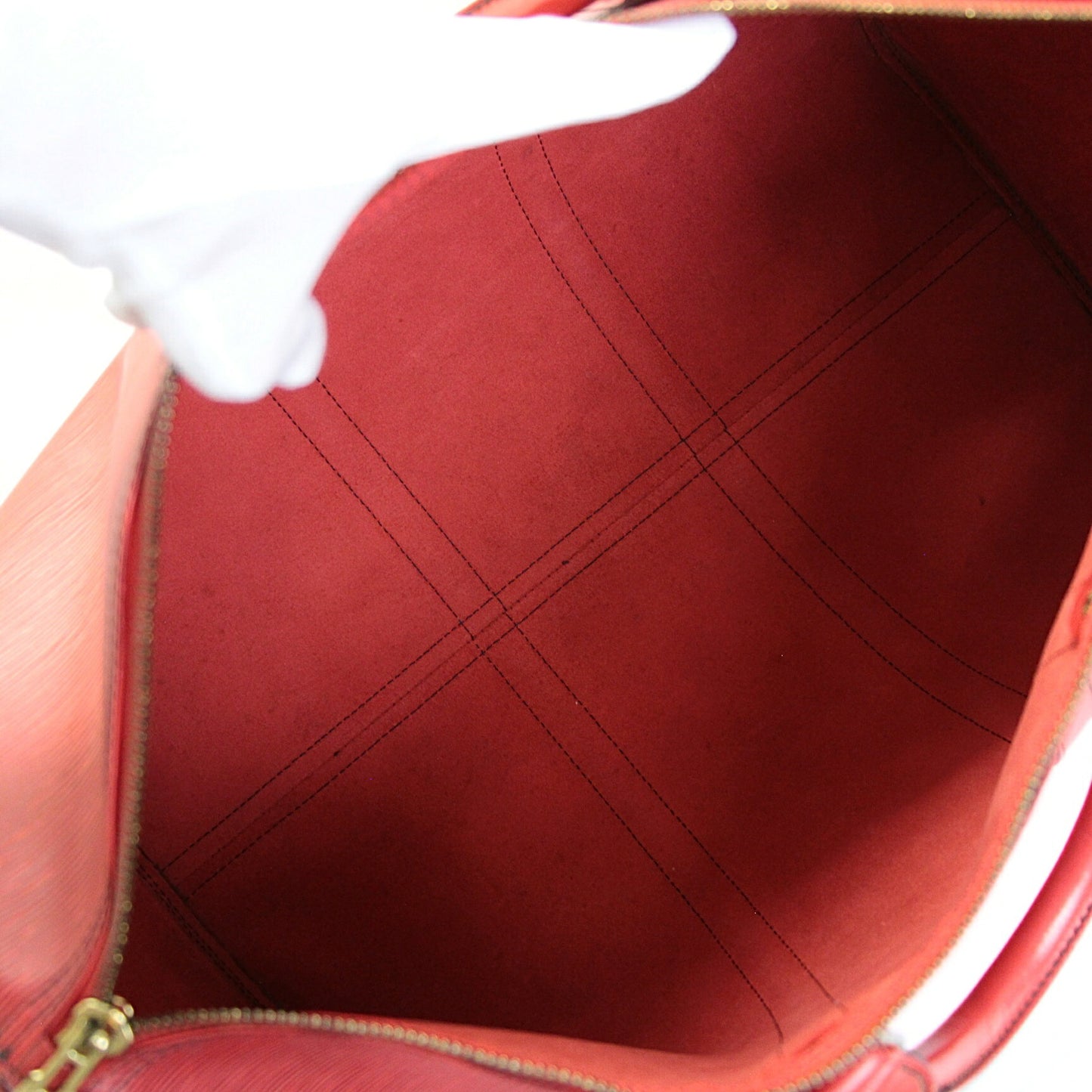 Louis Vuitton Keepall 50 Epi Castilian Red Bag Size ONE SIZE