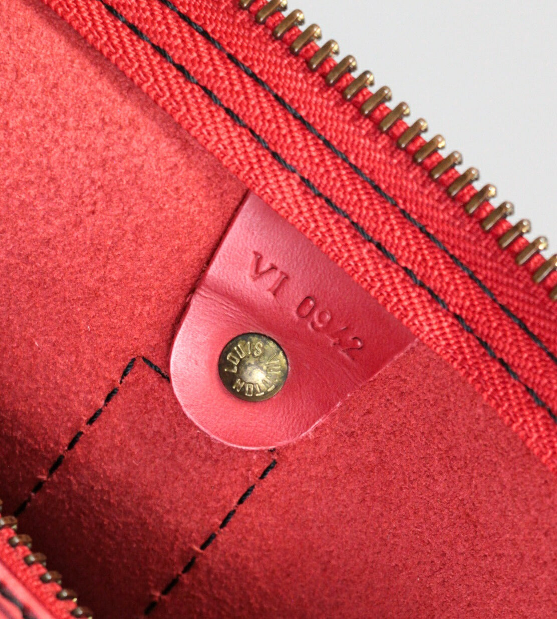 Louis Vuitton Keepall 50 Epi Castilian Red Bag Size ONE SIZE