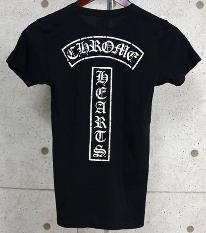 CHROME HEARTS T-Bar Star Print Pocket T-Shirt Black Size S
