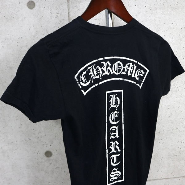 CHROME HEARTS T-Bar Star Print Pocket T-Shirt Black Size S