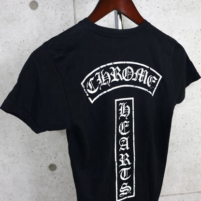 CHROME HEARTS T-Bar Star Print Pocket T-Shirt Black Size S