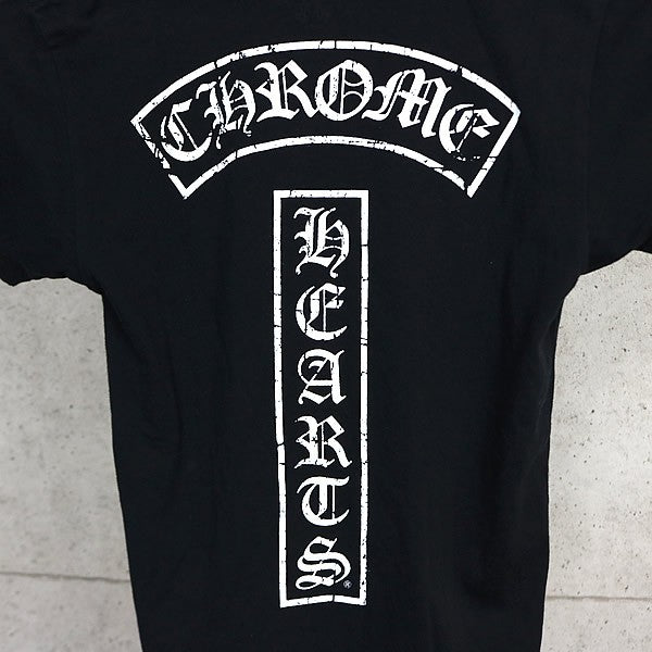 CHROME HEARTS T-Bar Star Print Pocket T-Shirt Black Size S