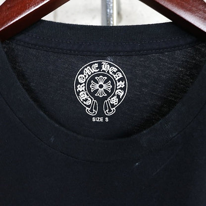 CHROME HEARTS T-Bar Star Print Pocket T-Shirt Black Size S