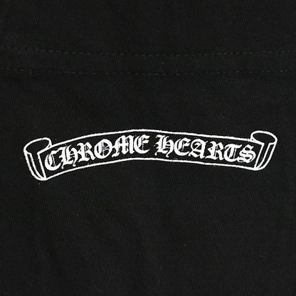 CHROME HEARTS Arch Logo Print Pocket T-Shirt Black Size XL