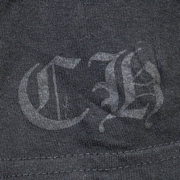 CHROME HEARTS Arch Logo Print Pocket T-Shirt Black Size XL