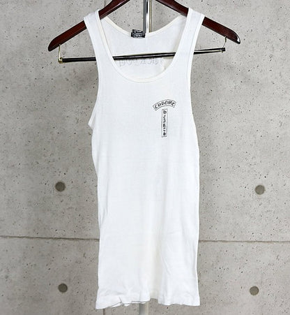 CHROME HEARTS T-Bar FUCK YOU Celtic Cross Top White Size S