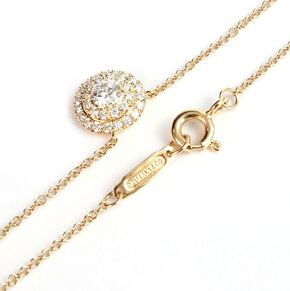 TIFFANY&Co. Soleste Diamond Necklace K18RG Size ONE SIZE