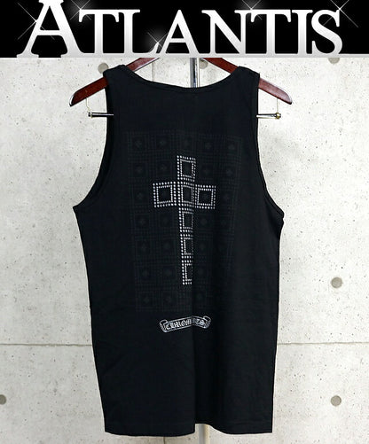 CHROME HEARTS Vintage Framed Cross Tank Top Black Size M