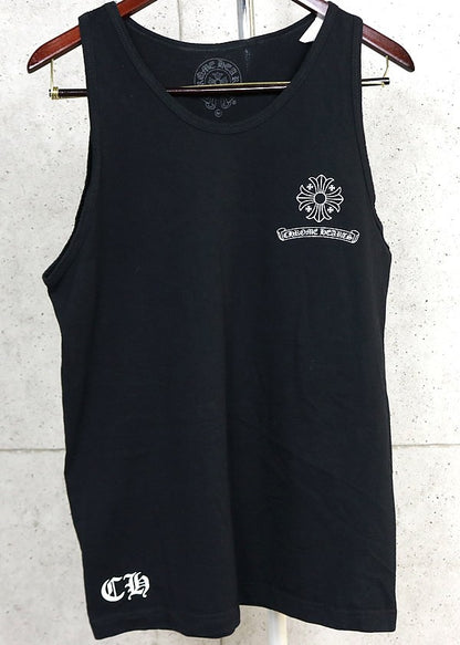 CHROME HEARTS Vintage Framed Cross Tank Top Black Size M