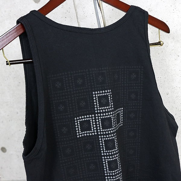CHROME HEARTS Vintage Framed Cross Tank Top Black Size M