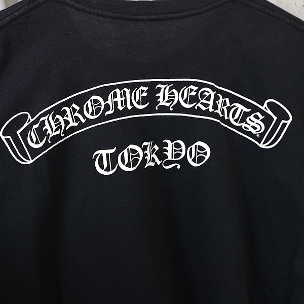 CHROME HEARTS Tokyo Exclusive Scroll T-Shirt Black Size L