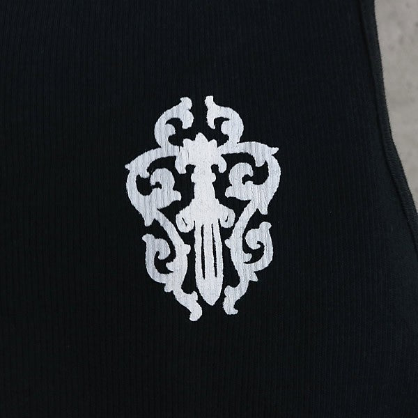 CHROME HEARTS Tokyo FUCK YOU Horseshoe Top Black Size S