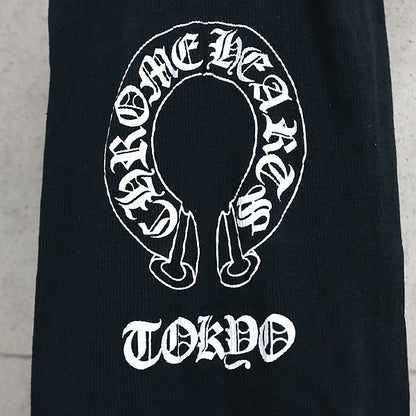 CHROME HEARTS Tokyo FUCK YOU Horseshoe Top Black Size S