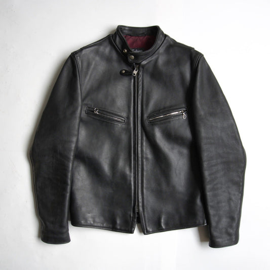 Schott 641XX Cafe Racer Jacket Black Size 36