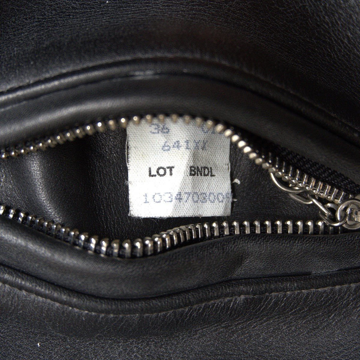 Schott 641XX Cafe Racer Jacket Black Size 36