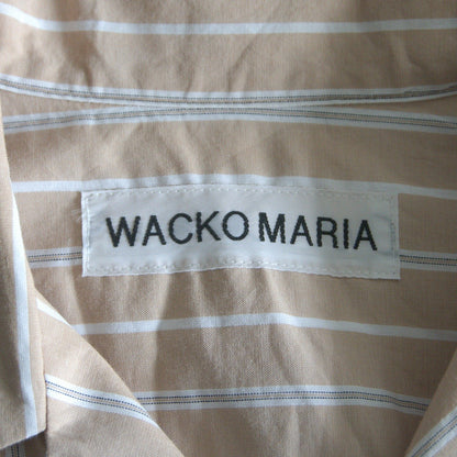 Wacko Maria STRIPED OPEN COLLAR SHIRT S/S Size S