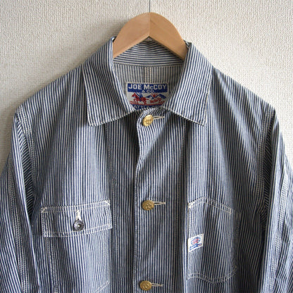 JOE McCOY 8HOUR UNION Hickory Stripe Coverall Size S