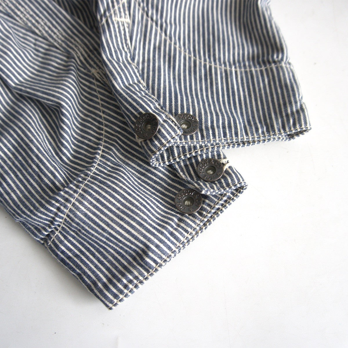 JOE McCOY 8HOUR UNION Hickory Stripe Coverall Size S