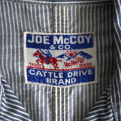 JOE McCOY 8HOUR UNION Hickory Stripe Coverall Size S