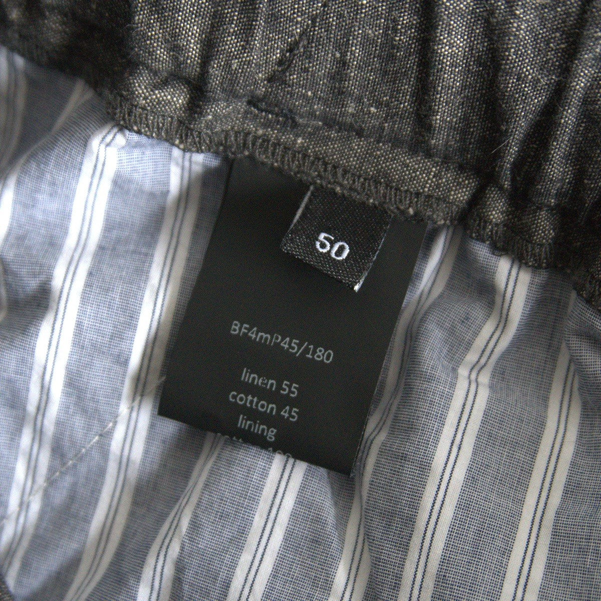 Bergfabel Cotton Linen Easy Pants Gray Size 50