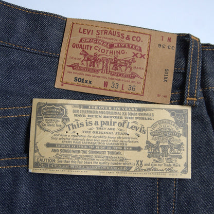 Levi's x DEAD STOCK 90s 501 Jeans Denim Pants Size 33×36