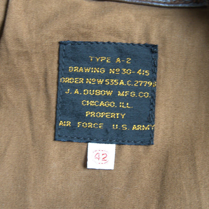 J.A.DUBOW A-2 Leather Flight Jacket Size 42