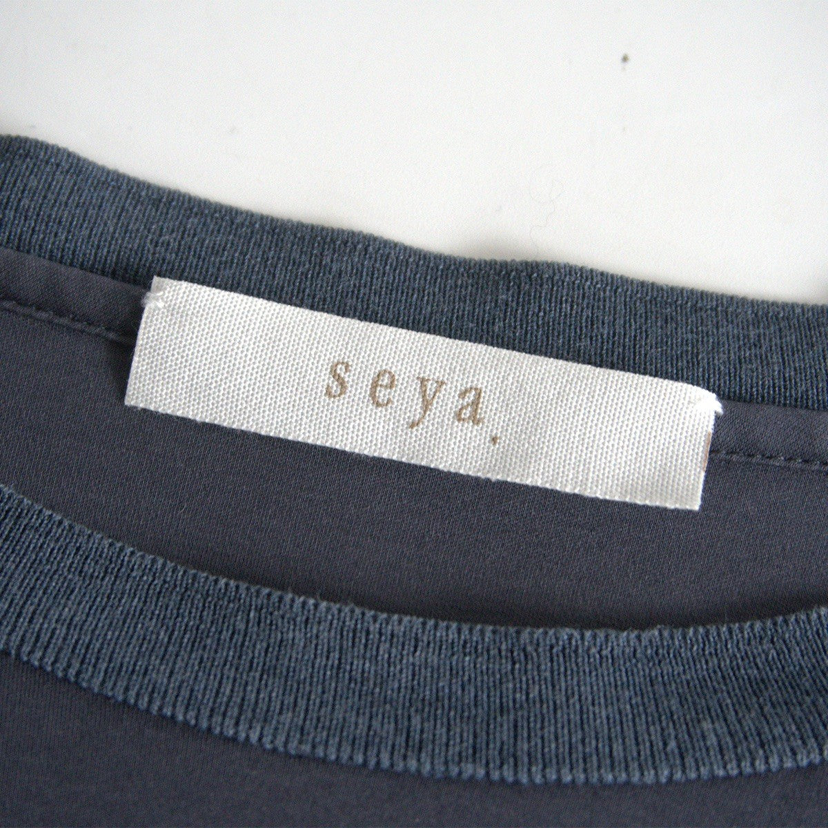 Seya Exclusive Silk Rib Tee T-Shirt Size XL