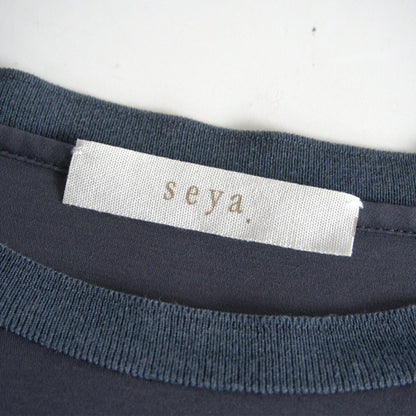 Seya Exclusive Silk Rib Tee T-Shirt Size XL
